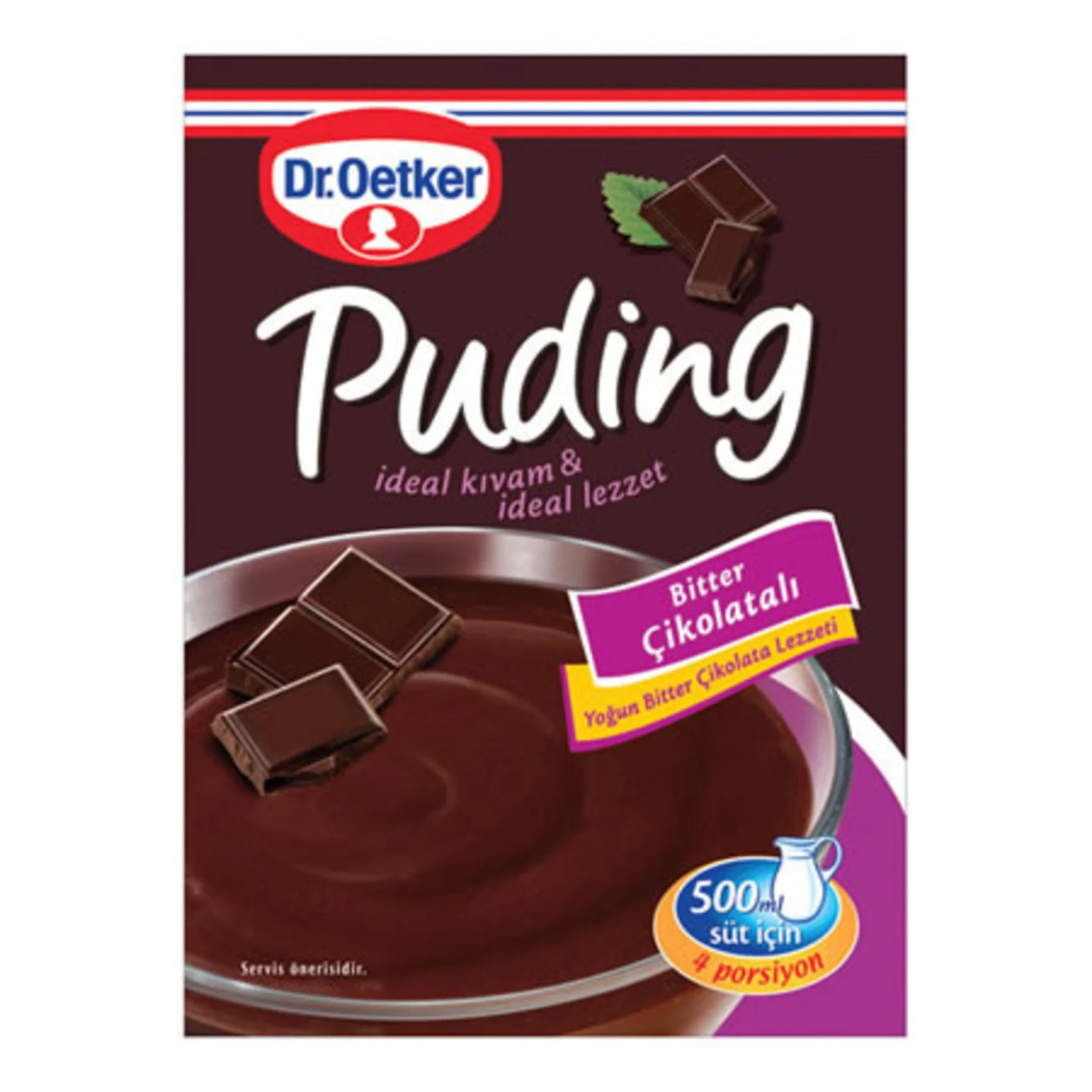 Pudding au chocolat noir, Dr Oetker g