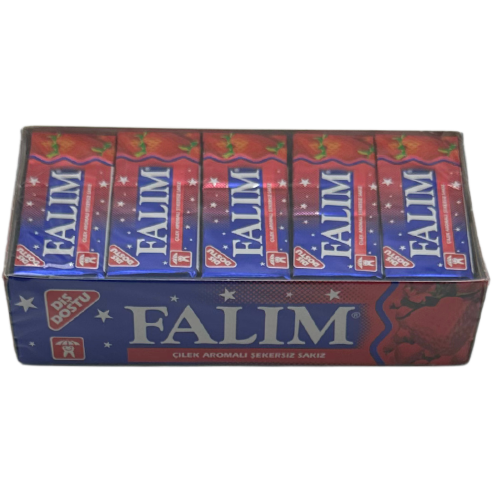 Chewing-gum Falim goût fraise, 5 unités 5,0 unité