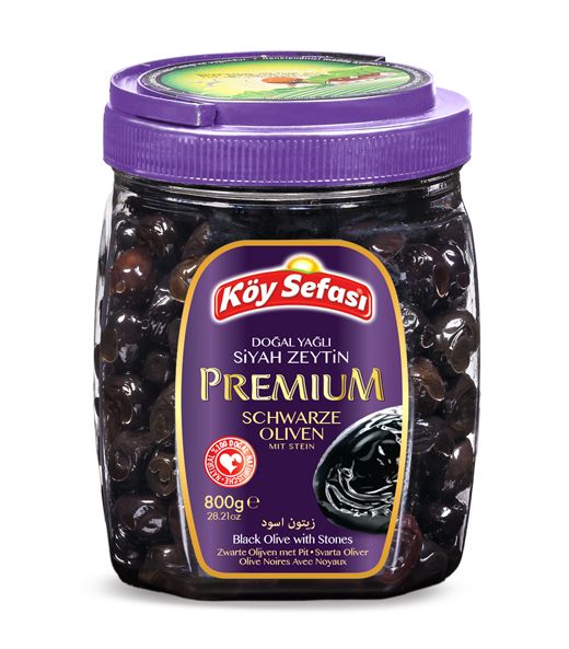 olives huilés noires premium 800g, Koy Sefasi 800,0 g