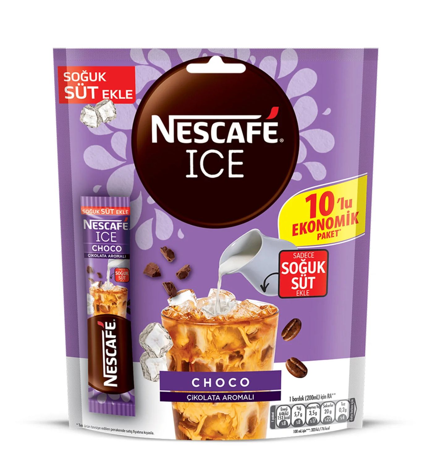 Nescafe 3 In 1 Ice Chocolat 10 x 10.6G 160,0 g