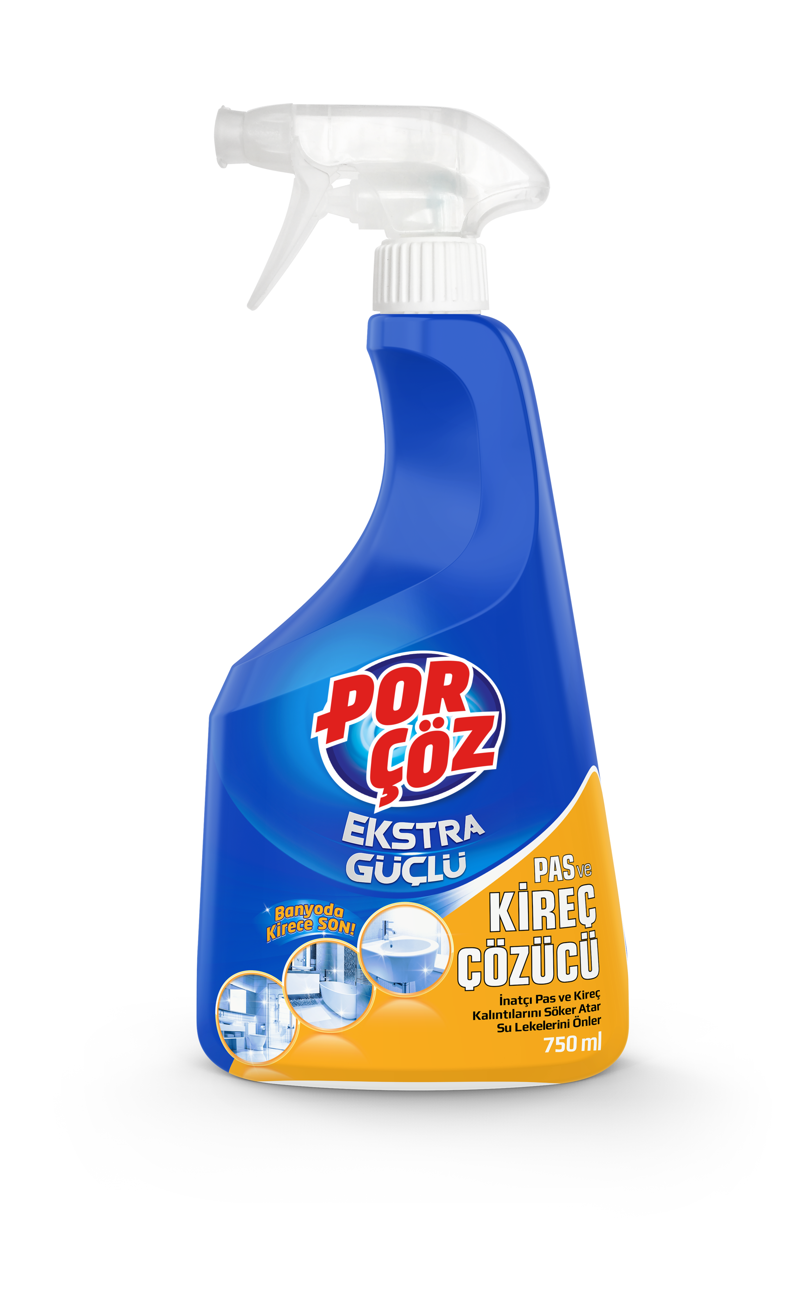 Spray détartrant 750ml, Porcoz 750,0 mL