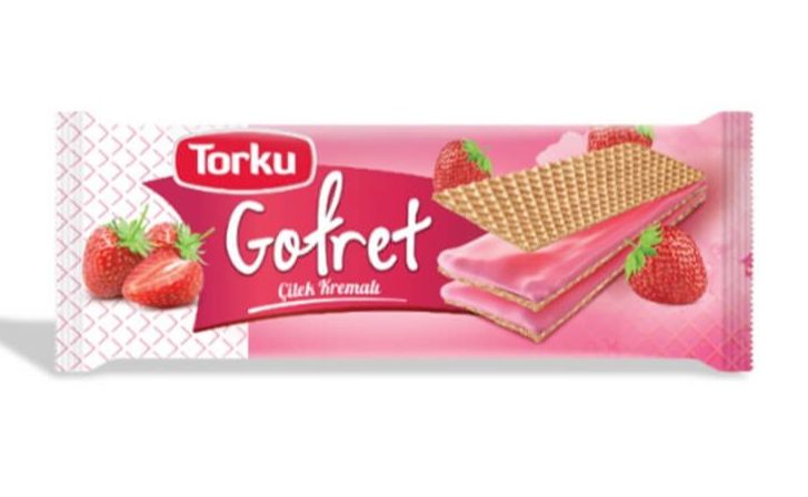 Gaufrette à la fraise 142g, Torku 142,0 g